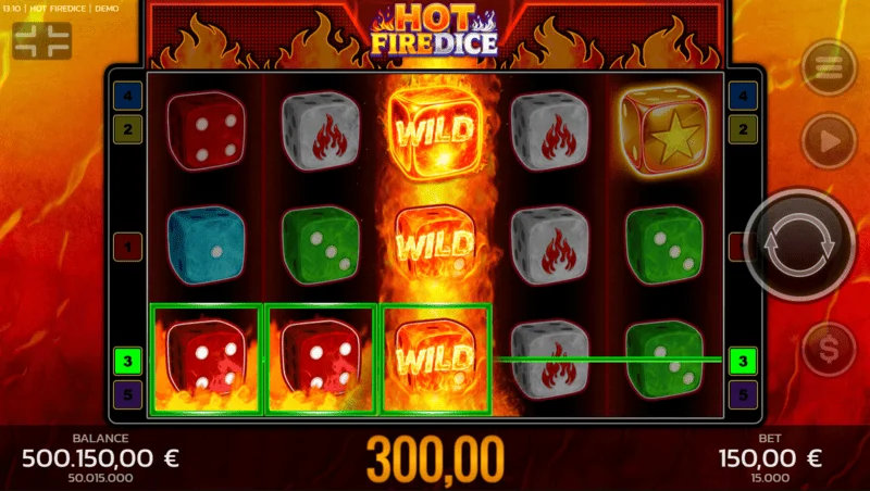 Hot Fire Dice – suur võit läbi Random Wilds